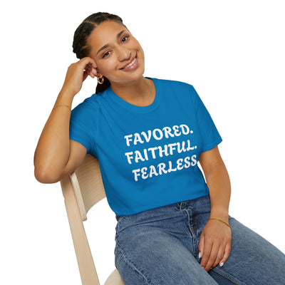 "Favored. Faithful. Fearless" Empowerment Tee