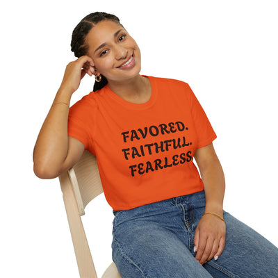 "Favored. Faithful. Fearless" Empowerment Tee
