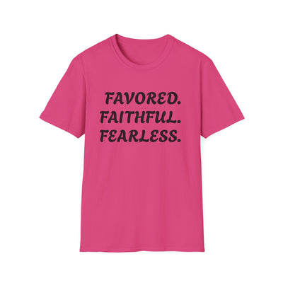 "Favored. Faithful. Fearless" Empowerment Tee