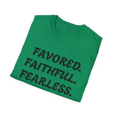 "Favored. Faithful. Fearless" Empowerment Tee