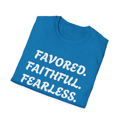 "Favored. Faithful. Fearless" Empowerment Tee