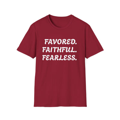 "Favored. Faithful. Fearless" Empowerment Tee