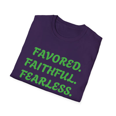"Favored. Faithful. Fearless" Empowerment Tee