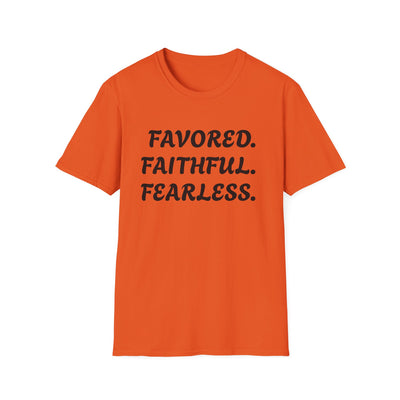 "Favored. Faithful. Fearless" Empowerment Tee