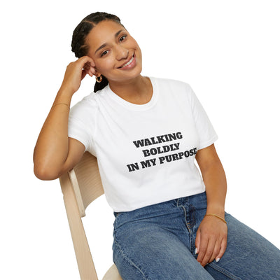 "Walking Boldly in My Purpose" Empowerment Tee