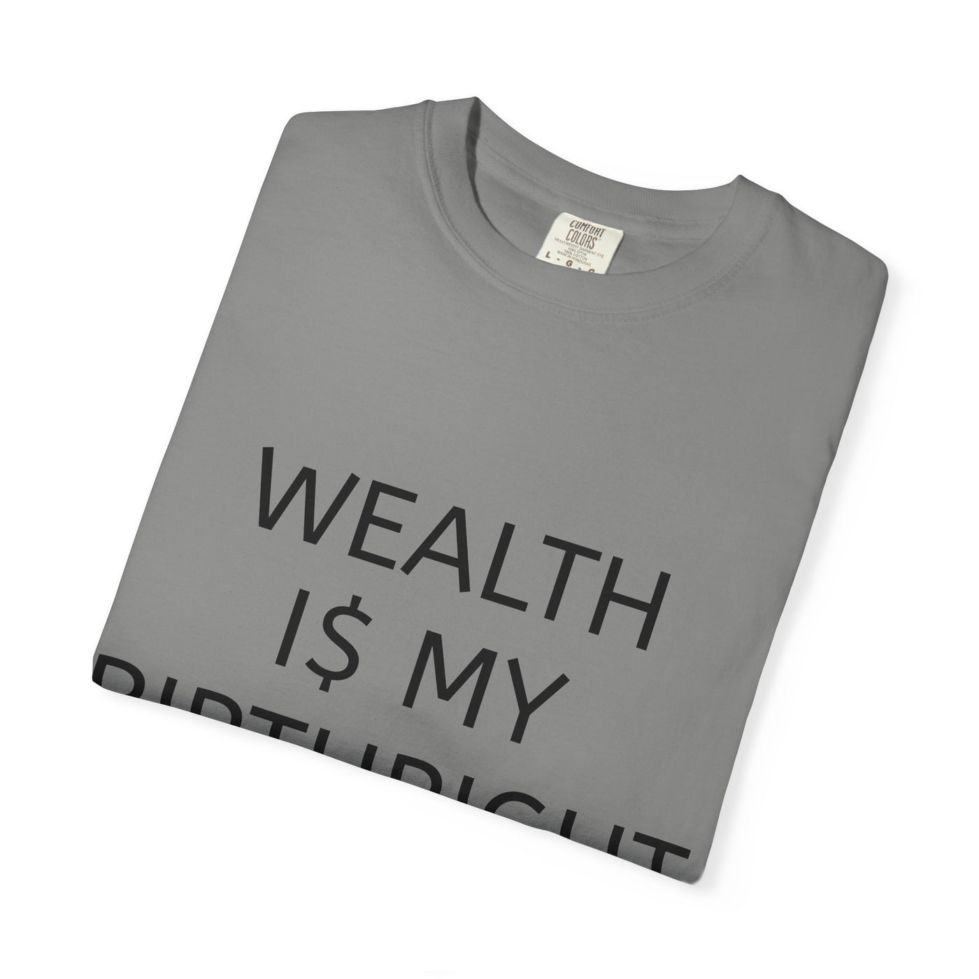 "Wealth Is My Birthright" Empowerment Tee