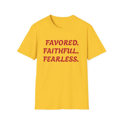 "Favored. Faithful. Fearless" Empowerment Tee