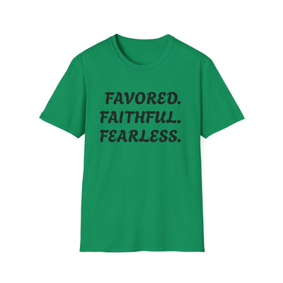 "Favored. Faithful. Fearless" Empowerment Tee