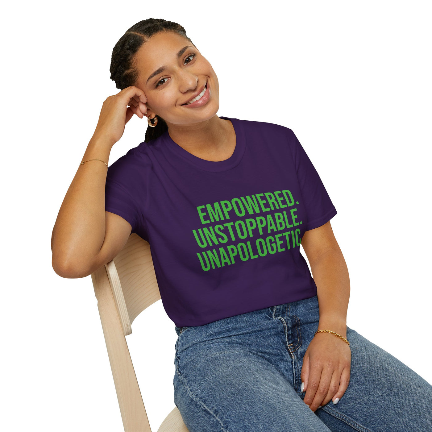 "Empowered. Unstoppable. Unapologetic" Empowerment Tee