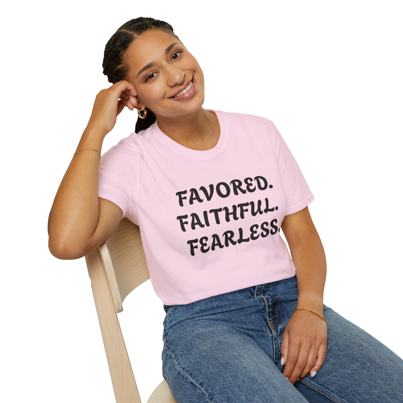 "Favored. Faithful. Fearless" Empowerment Tee