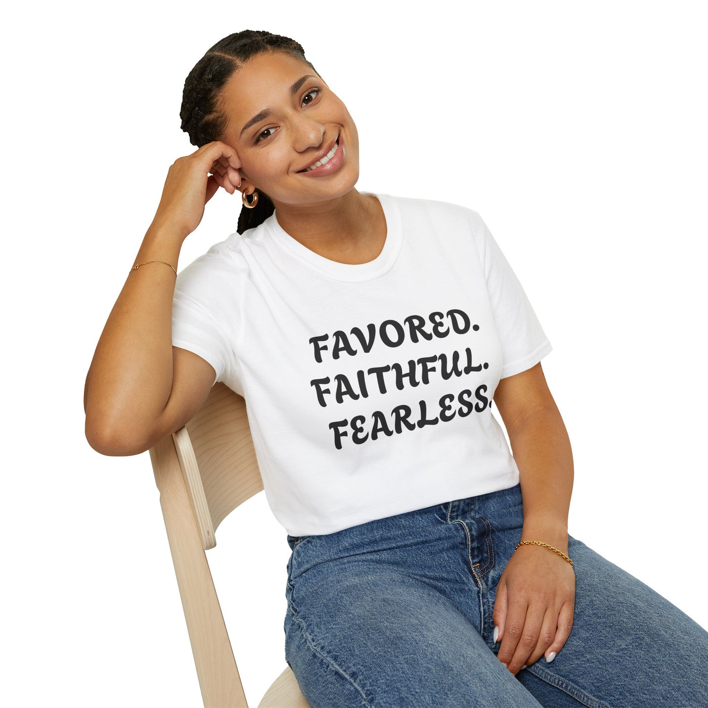 "Favored. Faithful. Fearless" Empowerment Tee