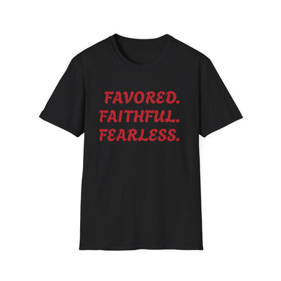 "Favored. Faithful. Fearless" Empowerment Tee