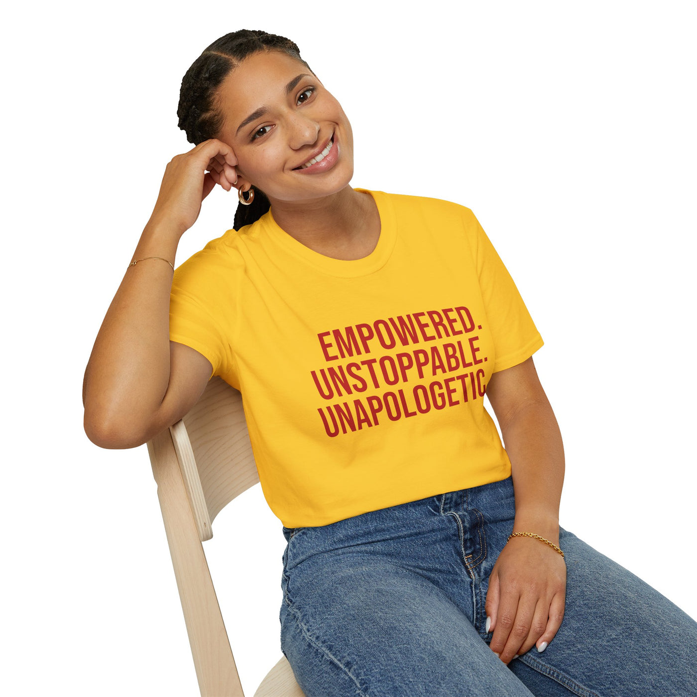 "Empowered. Unstoppable. Unapologetic" Empowerment Tee