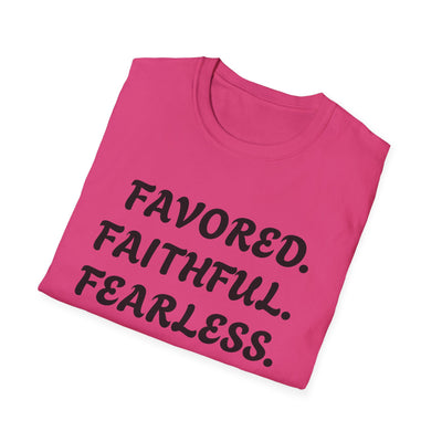 "Favored. Faithful. Fearless" Empowerment Tee
