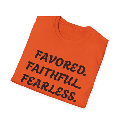 "Favored. Faithful. Fearless" Empowerment Tee